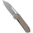 Kubey Royal Knife Tan G10, Beadblasted D2 by Colin Maisonpierre (KU321D)