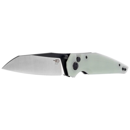 Nóż składany Bestech Snakebird Transparent G10, Satin / Black PVD 14C28N (BG58D)
