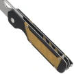 Kizer Militaw Knife Black G10 / Yellow PEI, Satin 154CM by Jonathan Styles (V3634C1)