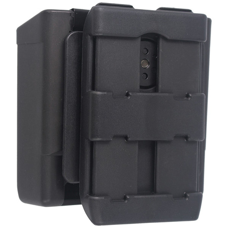 ESP Double Stack Swiveling Holder for 9 mm / .40 Magazines with UBC-04-2 MOLLE Clip (MH-MH-44 BK)