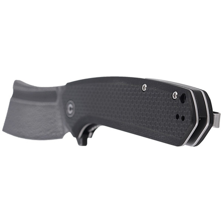 CIVIVI Knife Bullmastiff Twill Carbon Fiber / Black G10, Black Damascus (C2006DS-1)