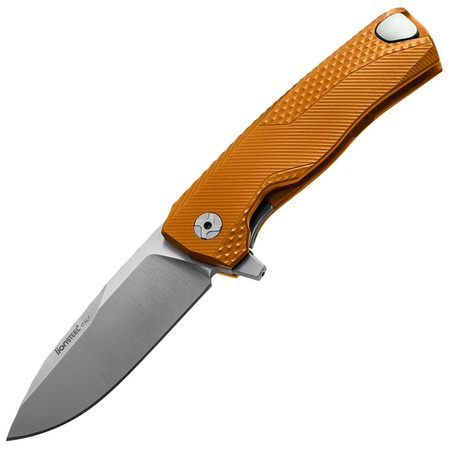 Nóż składany LionSteel ROK Orange Aluminium, Satin M390 by Molletta (ROK A OS)