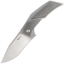 Reate T3500 Knife Gray Titanium, Stonewashed / Satin M390 by Tashi Bharucha