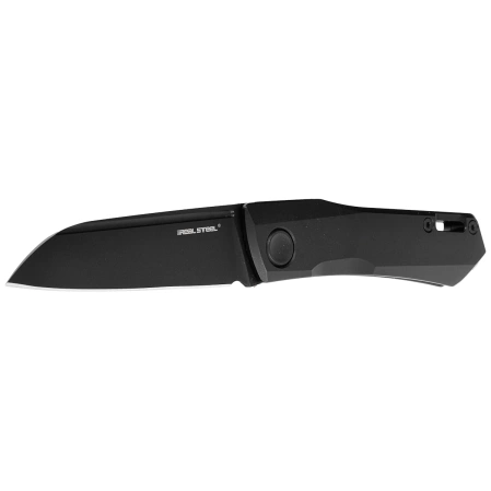 Nóż składany Real Steel Solis Black Titanium, Blackwash N690 by Poltergeist Work (7063B)