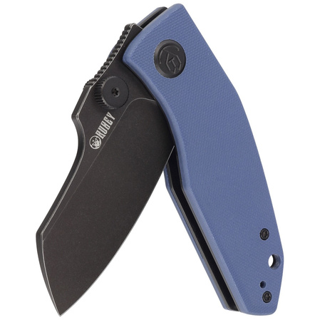 Kubey Knife Monsterdog Denim Blue G10, Darkwashed 14C28N by Dmitry Osarenko (KU337B)