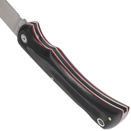 Nóż składany Muela BX-9M Black Micarta, Satin MoVa 1.4116