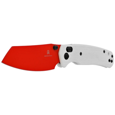 Nóż składany Bestechman Cicada's Wing White G10, Red 10Cr15MoV (BMK06G)