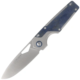 Nóż składany Kizer Serpentine Silver Titanium / Blue Richlite, Satin M390 by Jonathan Styles (Ki3759FDA3)