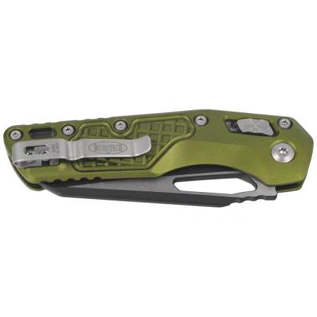 Nóż składany Microtech MSI S/E OD Green Frag Aluminium, Black M390MK by Tony Marfione (210-1FROD)