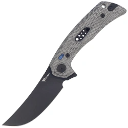 Reate PL-7 Knife Black Micarta, Black PVD  Nitro-V (PL-7 BKM PVD)