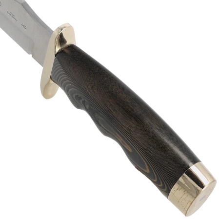 Muela Bufalo-17G Green Micarta Knife, Satin 440