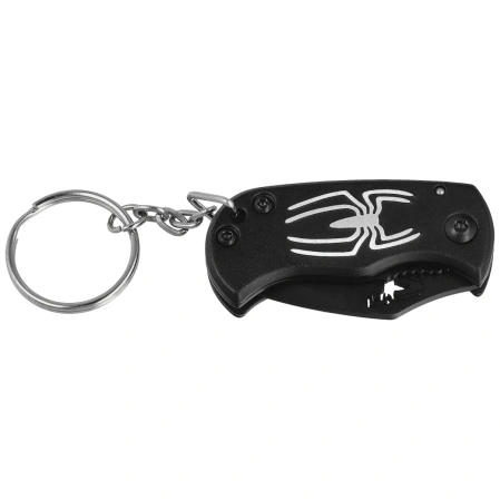 Nóż składany brelok Third Decor Habitat Spider Black Aluminium, Black 420 (N201A)
