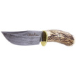 Muela Braco-11DAM Deer Stag Knife, Damascus