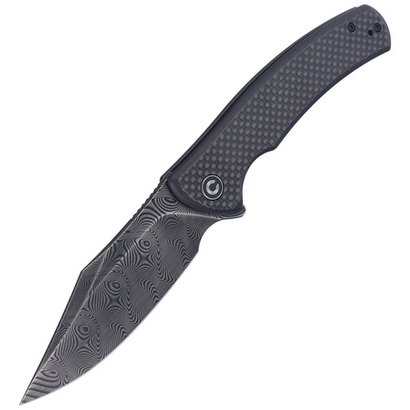 Civivi Sinisys Black G10, Black Hand Rubbed Damascus (C20039-DS1)