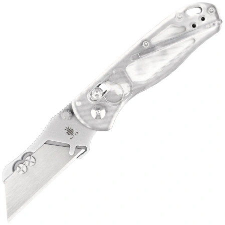 Nóż składany Kizer Uti Bear 1 White Acrylic, Bead Blasted SK5 / 50Cr15MoV by Azo (V3619JA5)