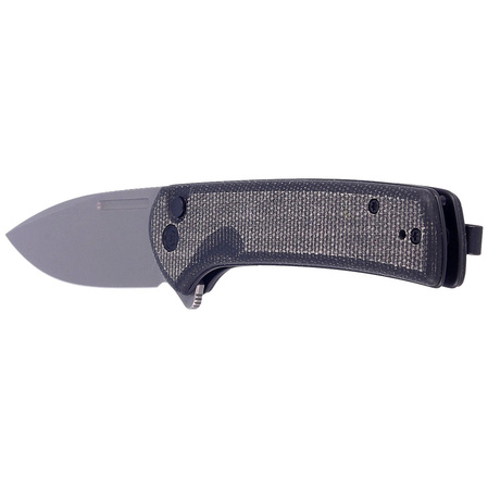Civivi Knife Conspirator Black Micarta, Gray Stonewashed (C21006-1)