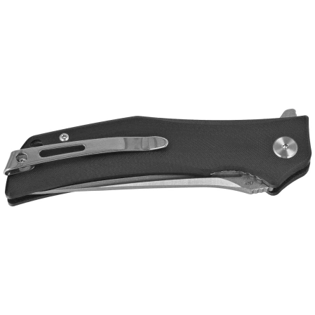 Nóż składany Bestech Scimitar Black G10, Stonewashed/Satin D2 (BG05A-1)