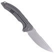 Nóż składany WE Knife Quixotic Gray Titanium, Silver Bead Blasted CPM 20CV (WE21016-1)