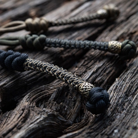 M-Tac knife lanyard Scandinavian Granule Black paracord (TMLSCG-BK)