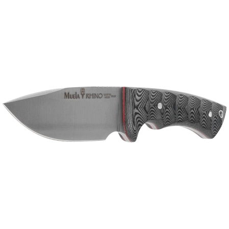 Muela Rhino-10SV.M/K Black Canvas Micarta, Satin X50CrMoV15 knife