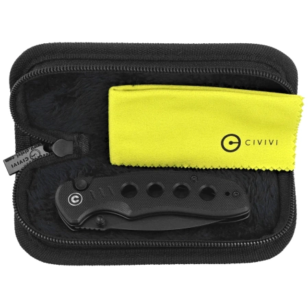 Nóż składany Civivi Triptych Black G10, Black Stonewashed 14C28N (C23085B-1)