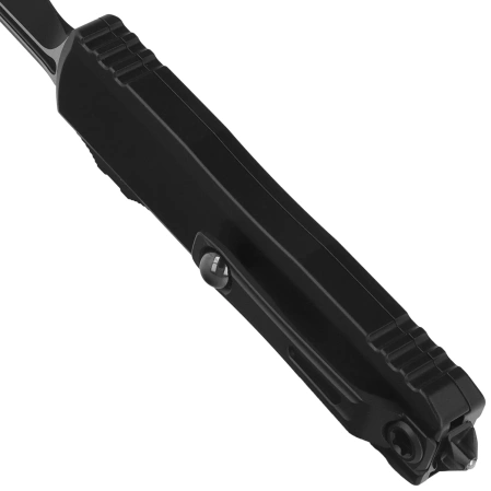 Microtech UTX-85 Gen IV T/E OTF Knife Black Aluminum, Black Tactical DLC M390MK by Tony Marfione (12334-1T)