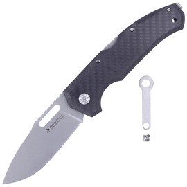 Maserin Nimrod 480/CN Knife Carbon Fiber, Stonewashed M390 by Tommaso Rumici