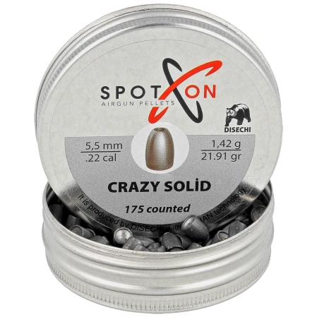 Śrut Spoton Crazy Solid Slug 22 5.5 mm, 175 szt. 1.42g/21.91gr