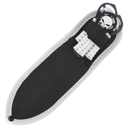 Martinez Albainox Skulls Throwing Knives Set 3 pcs White Cord, Satin 3Cr13MoV (32453)