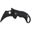 LionSteel L.E.One Mid Karambit Knife Black Aluminium, Black M390 by Emerson Design (LE2 A BB)