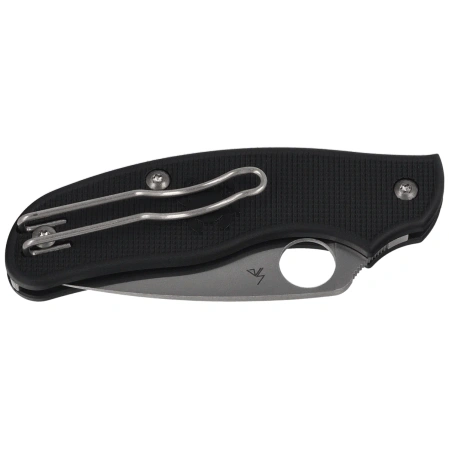 Spyderco Metropolitan Lightweight Knife Black FRN, Satin M390 by Sal Glesser (C213PBK)