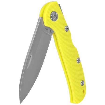 Nóż składany Martinez Albainox Yellow Nylon Fiber, Satin (25337)