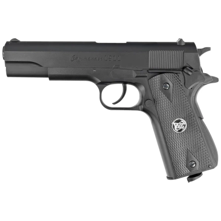 WinGun Colt 1911 Commander Black 4.5 mm Air Gun, CO2