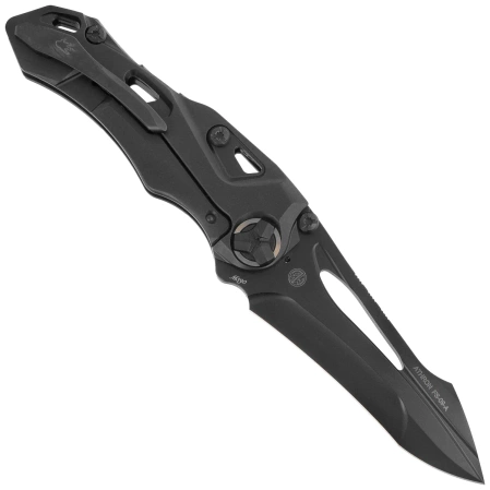 Nóż składany RikeKnife Athron A Black DLC Titanium, Black DLC M390 (RK-Athron A-B)