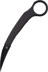 Nóż Microtech Feather Signature Distressed Black M390 by Bastinelli (215-1DBKS)