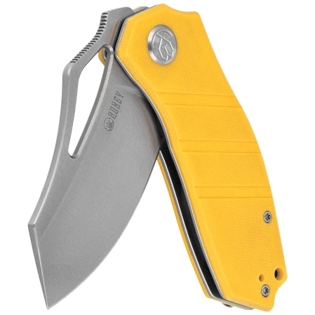 Nóż składany Kubey Ceyx Yellow G10, Satin D2 (KU335E)