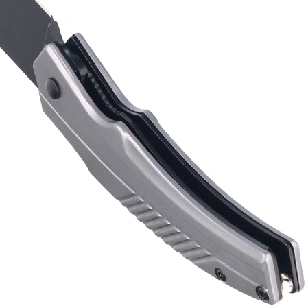 Nóż składany Third Decor Habitat N71 Gray Aluminum, Black 420 (TH-N71N)