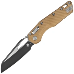 Nóż składany Microtech MSI S/E Brown Fluted Aluminium, Black M390MK by Tony Marfione (210-1FLBN)