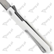 Nóż składany Bestechman Dundee White G10, Grey PVD / Satin D2 by Ostap Hel (BMK01G)