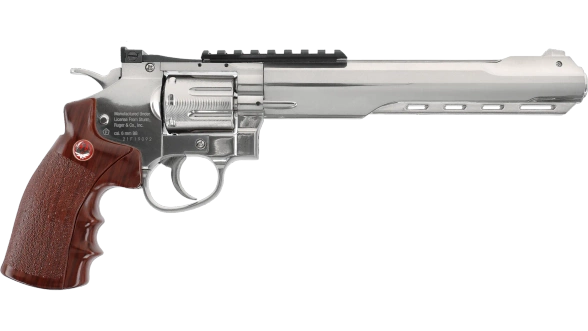 Ruger Superhawk 8'' 6 mm ASG revolver replica, chrome (2.5681)
