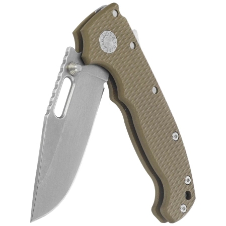 Nóż składany Demko AD20S Clip Point OD Green G10, Stonewashed MagnaCut by Andrew Demko (MGAD20S-MAG-ODG10-CP)