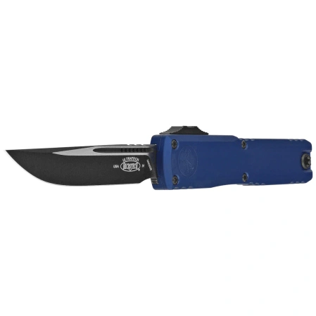 Microtech Ultratech Gen IV S/E OTF Knife Navy Blue Aluminum, Black M390MK by Tony Marfione (11214-1NA)