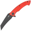 Kubey Anteater Knife Red G10, Blackwashed 14C28N (KU212F)