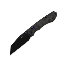 Nóż składany Kizer Wharning Black Micarta, Black PVD N690 by Johan Jordaan (Ki3738A2)