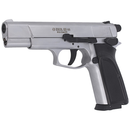 Airgun set 13: Voltran Ekol ES P66 White 4.5 mm Pistol, 1500 BBs, 10 CO₂, 100 targets