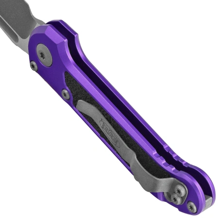 Nóż automatyczny Microtech LUDT Gen III T/E Purple Aluminium, Apocalyptic M390MK by Tony Marfione (1136-10APPU)