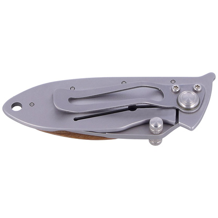 Maserin Onefold 550/SA Knife Pao Santos Wood, Bead Blasted 440C by Moris Baroni