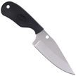 Spyderco Subway Bowie Black FRN, Satin Plain LC200N by Fred Perrin Knife (FB48PBK)