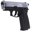 Zestaw wiatrówkowy 20: pistolet Voltran Ekol ES P66C Shiny 4.5 mm, 1400 BBs, 10 kapsuł CO₂, 100 tarcz