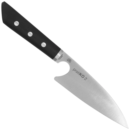 Nóż kuchenny Due Cigni PratiKO 2 - Petty Black G10, Satin Sandvik 12C27 by Michele Massaro (2C 3001)